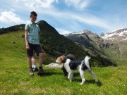 71 Alle spalle il Monte Campagano e vista sull'alta Val Sanguigno 